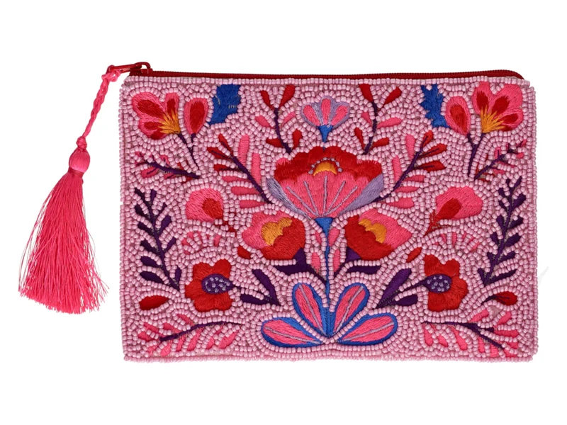 Giftcompany Elodie Kosmetiktasche M Blumen pink 18cm