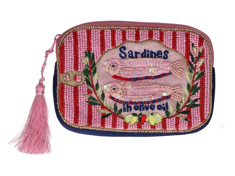 Giftcompany Elodie Kosmetiktasche S Sardines rosa 14,5cm