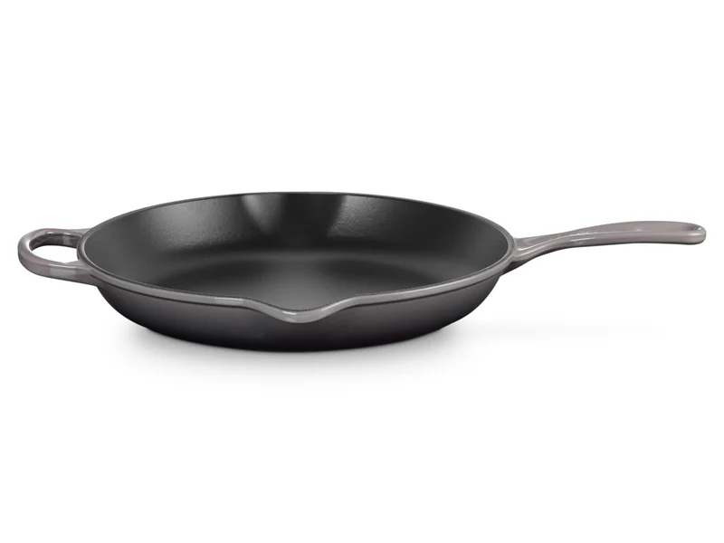 Le Creuset Brat- und Servierpfanne Signature rund flint 30cm