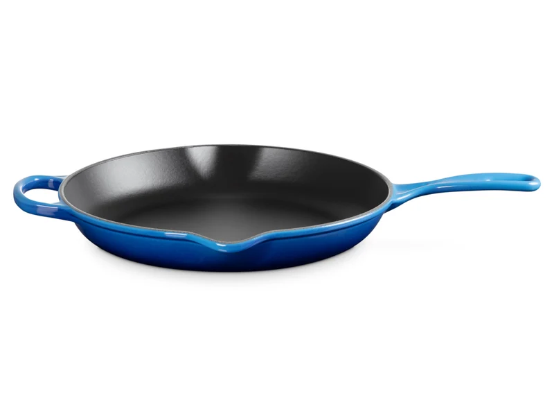 Le Creuset Brat- und Servierpfanne Signature rund azure 30cm