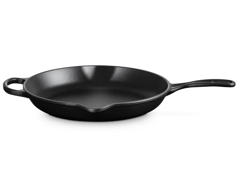 Le Creuset Brat- und Servierpfanne Signature rund schwarz matt 30cm