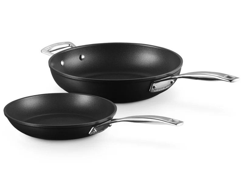Le Creuset Aluminium-Antihaft Pfannenset 2tlg 24 und 28cm