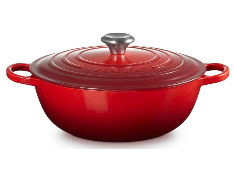 Le Creuset Bräter La Marmite Signature rund kirschrot 28cm