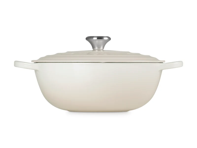 Le Creuset Bräter La Marmite Signature rund meringue 28cm
