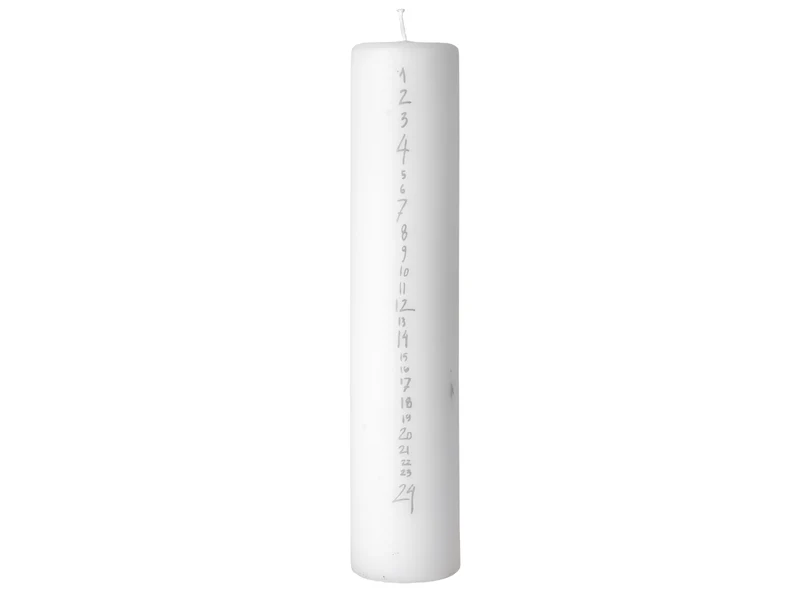 Broste Copenhagen Handwritten Kalenderlicht weiß 25cm