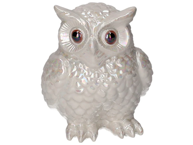 Giftcompany Mignon Vase Eule weiß 13,6cm