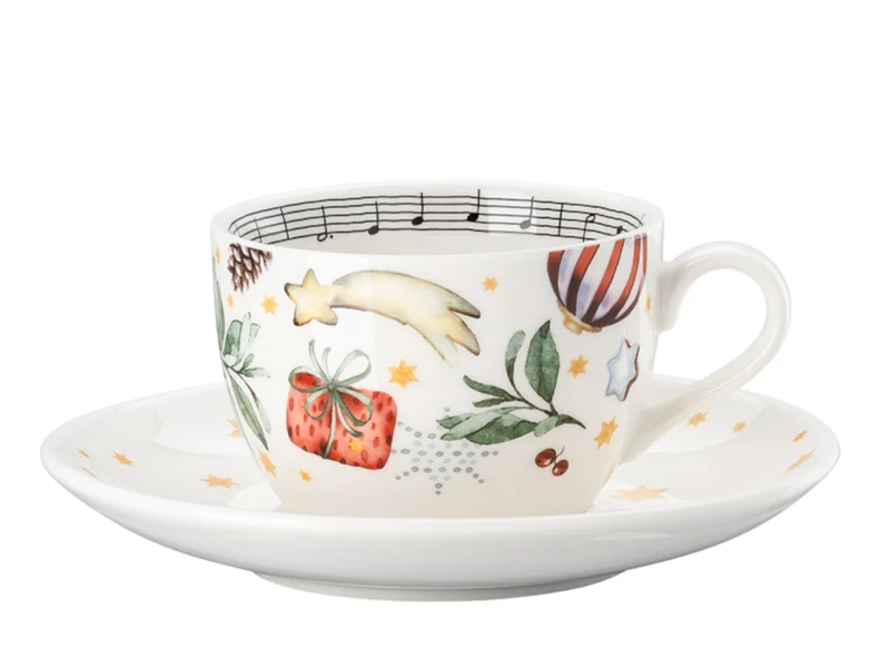Hutschenreuther Sammelserie 2025 Alle Jahre wieder Cappuccinotasse 2tlg
