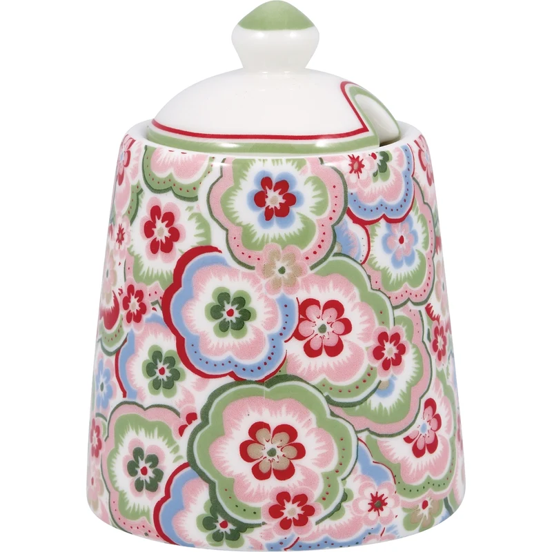Greengate Selma Zuckerdose pale pink 10 cm