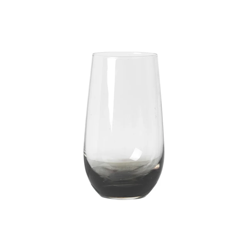 Broste Copenhagen Trinkglas SMOKE klar/grau 0,55 l