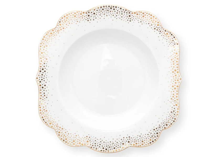 PIP STUDIO Royal Winter White Suppenteller 23,5cm