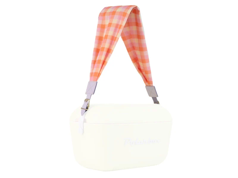 Polarbox Prinkstyle Strap Vichy Check Lilac 91cm