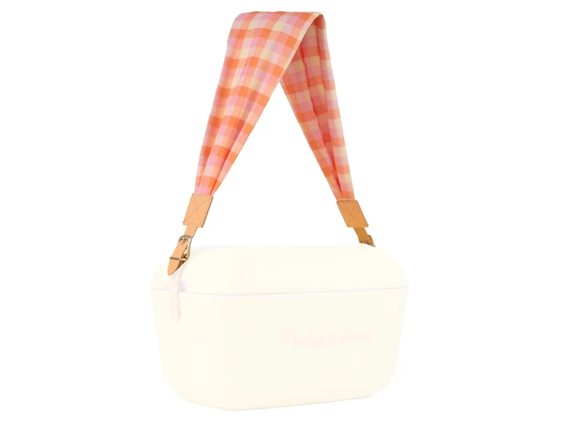 Polarbox Prinkstyle Strap Vichy Check Sorbet 91cm