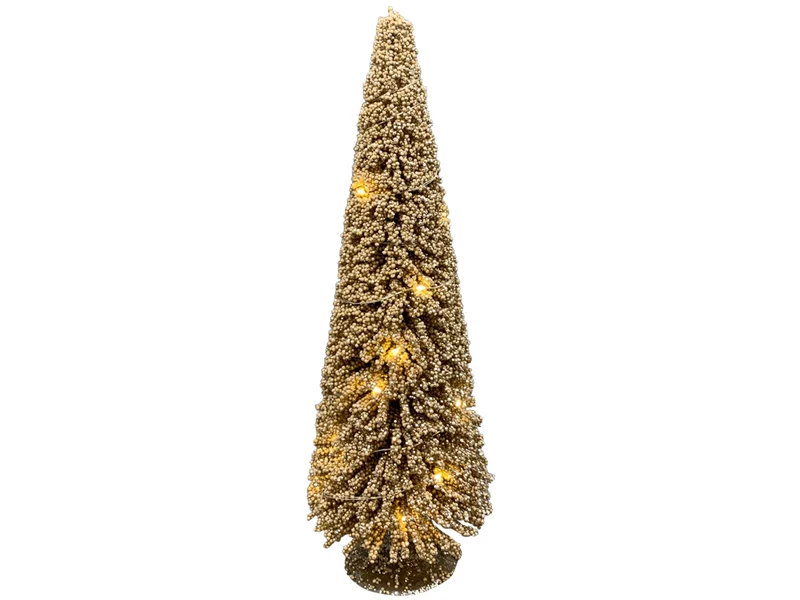 Exner LED Tannenbaum Luminère gold 17x17x50cm