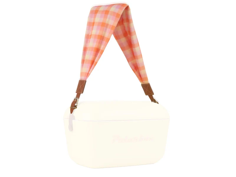 Polarbox Prinkstyle Strap Vichy Check Brown 91cm