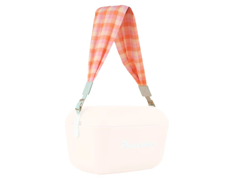 Polarbox Prinkstyle Strap Vichy Check Cyan 91cm