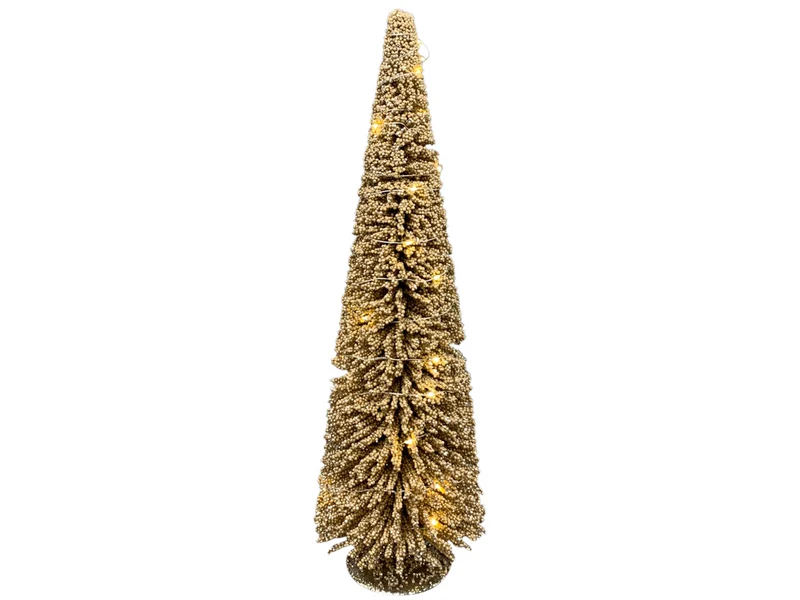 Exner LED Tannenbaum Luminère gold 18x18x60cm