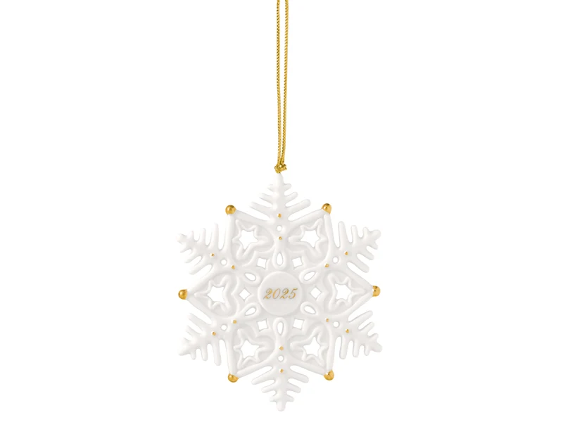 Villeroy & Boch Christmas Classics Ornament Schneeflocke 2025
