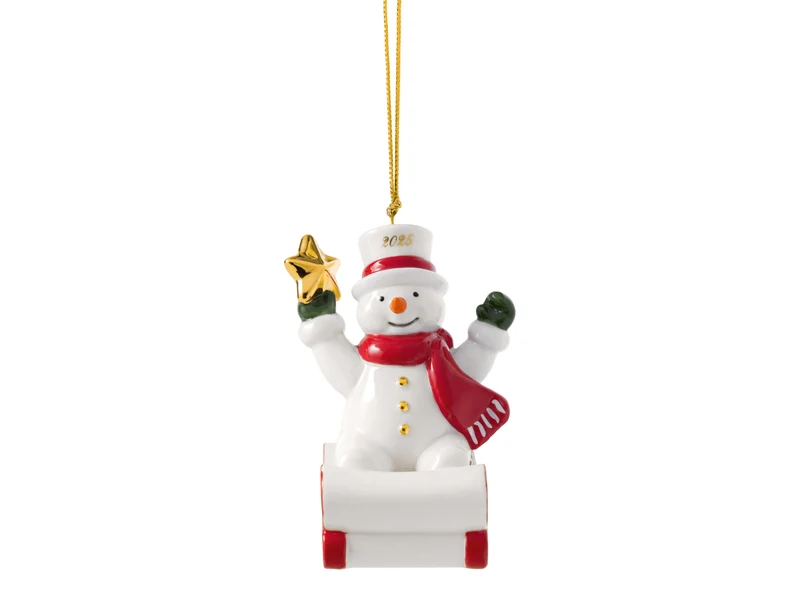 Villeroy & Boch Christmas Classics Ornament Schneemann 2025