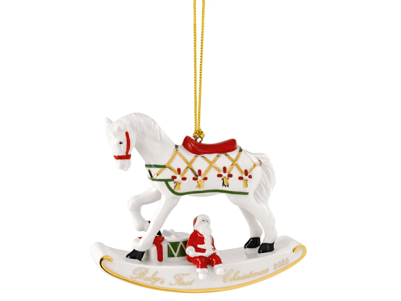 Villeroy & Boch Christmas Classics Ornament Schaukelpferd 2025