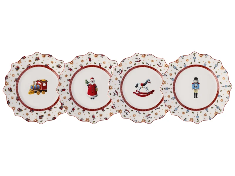 Villeroy & Boch Toy's Delight Jubiläums-Teller Set 4tlg