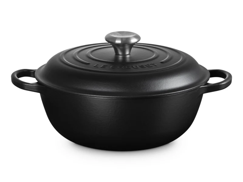 Le Creuset Stew Pot Signature rund schwarz matt 26cm