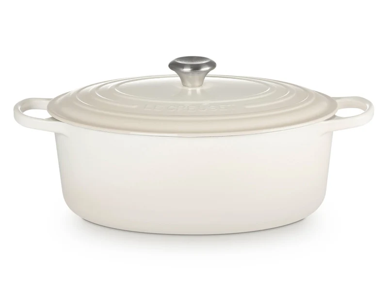 Le Creuset Bräter Signature oval meringue 33cm