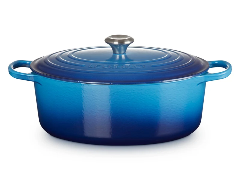 Le Creuset Bräter Signature oval azure 33cm