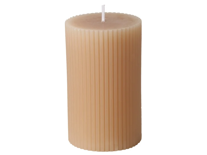 Boltze Classic Stumpenkerze beige 10cm