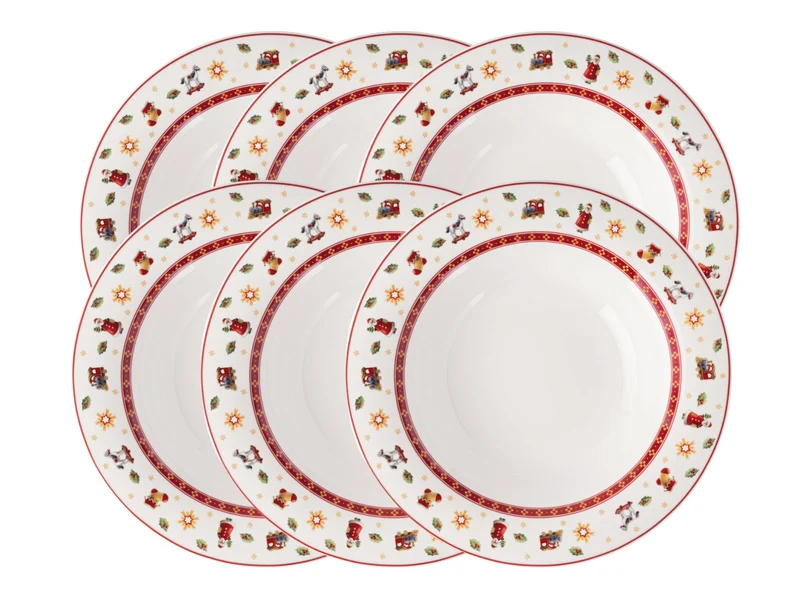 Villeroy & Boch Toy's Delight Specials Suppenteller weiss 23cm Set6