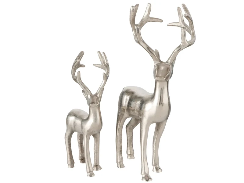 Boltze Thielo Figur Hirsch silber 36cm (1 Stück)