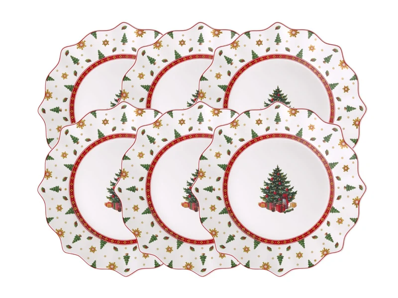 Villeroy & Boch Toy's Delight Frühstücksteller Bäume 24cm - limitiert Set6