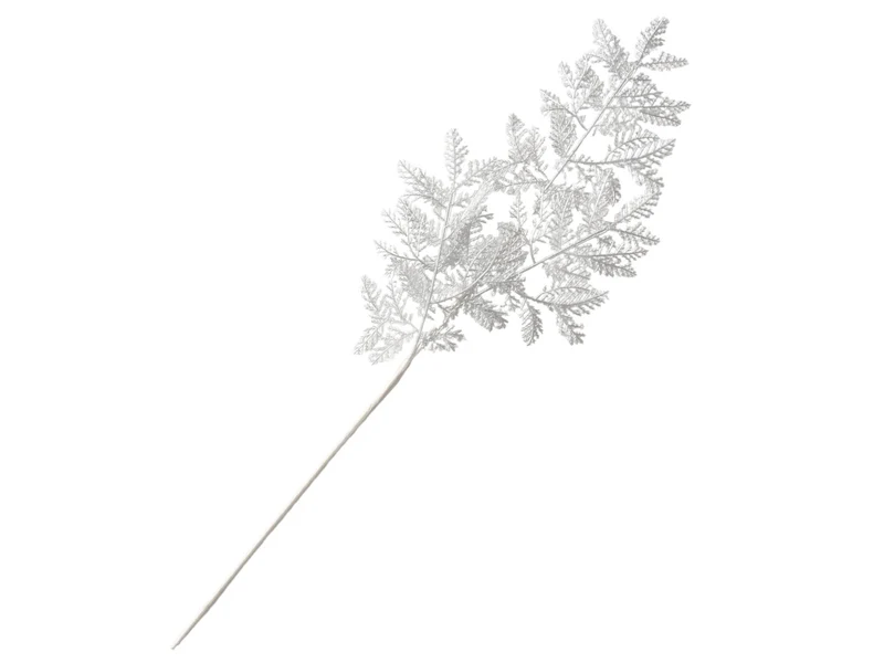 Boltze Dekozweig Blatt silber 80cm (1 Stück)
