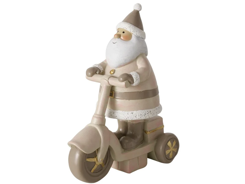 Boltze Augustus Figur Weihnachtsmann beige 18cm (1 Stück)