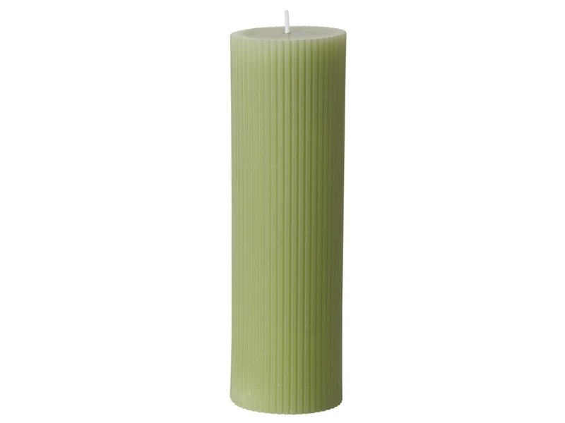 Boltze Classic Stumpenkerze hellgrün 20cm (1 Stück)