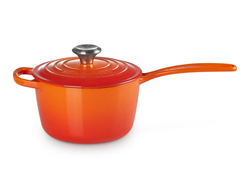 Le Creuset Stielkasserolle Signature rund ofenrot 16cm