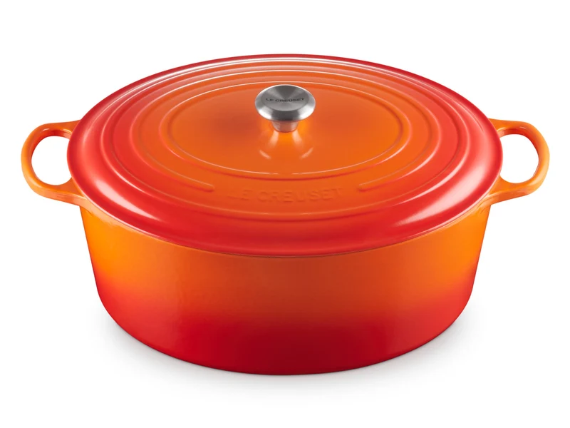 Le Creuset Bräter Signature oval ofenrot 40cm
