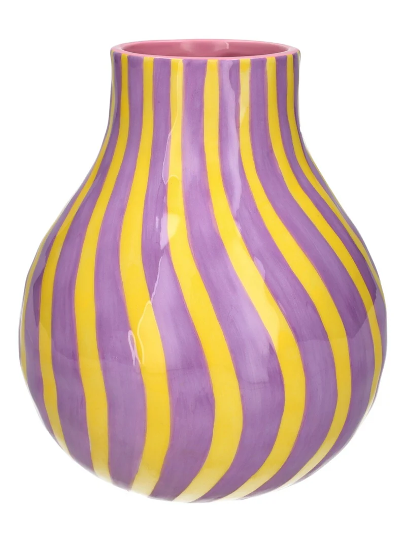 Giftcompany Artisan Vase lila/gelb 19,6cm