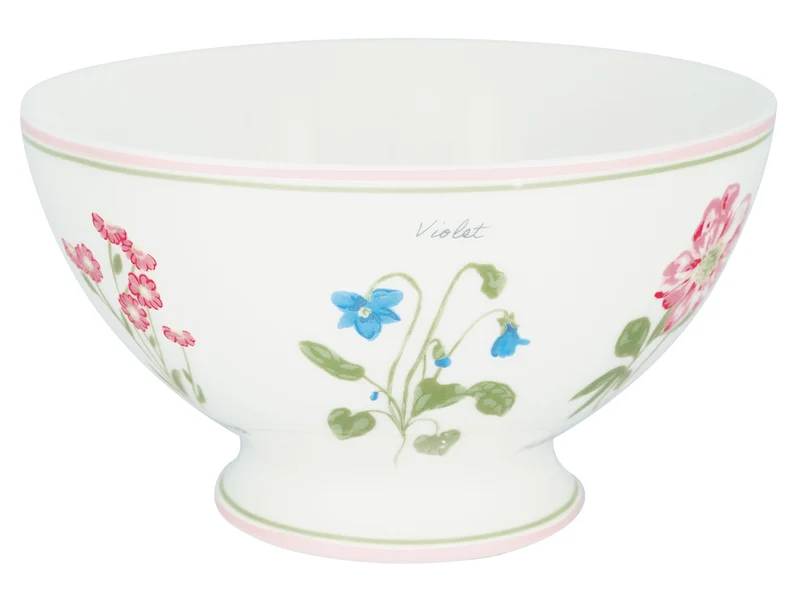 Greengate Agnes Suppenbowl white 15cm