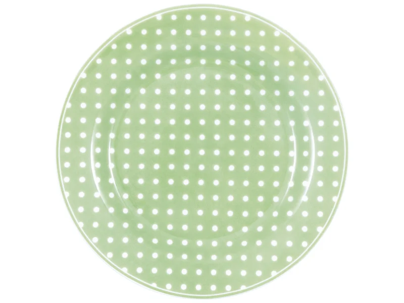 Greengate Dotty Frühstücksteller pale green 20,2cm
