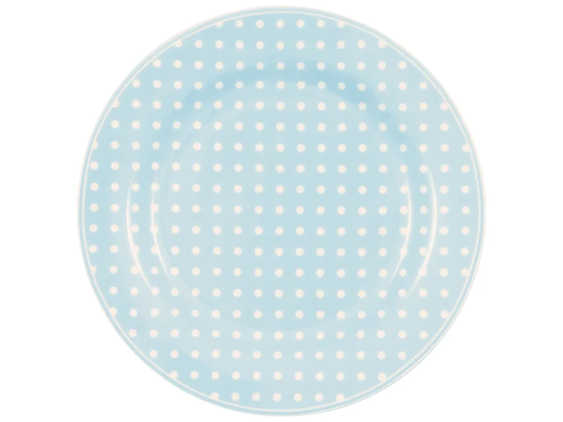 Greengate Dotty Frühstücksteller pale blue 20,2cm