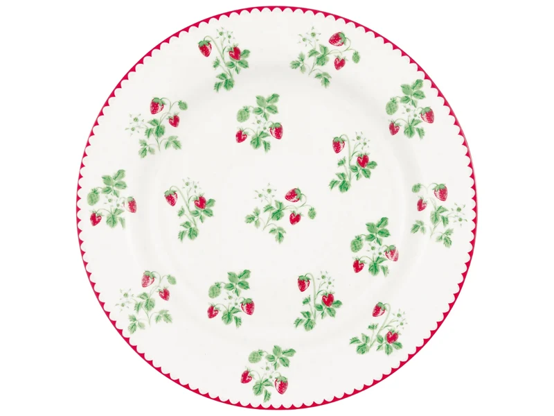 Greengate Berry Frühstücksteller white 20,2cm