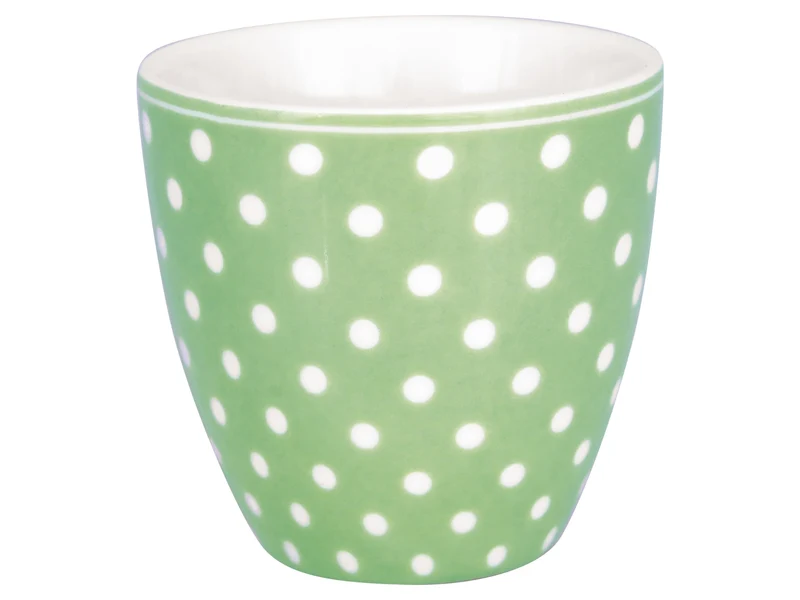 Greengate Dotty Mini Latte Cup pale green 0,13l