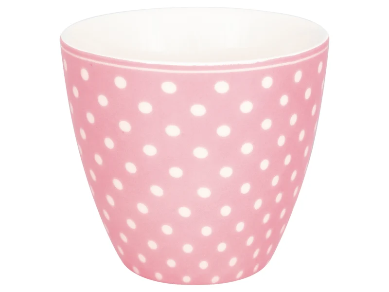 Greengate Dotty Latte Cup pale pink 0,35l