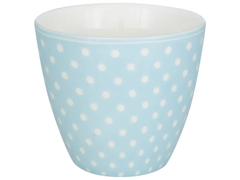 Greengate Dotty Latte Cup pale blue 0,35l