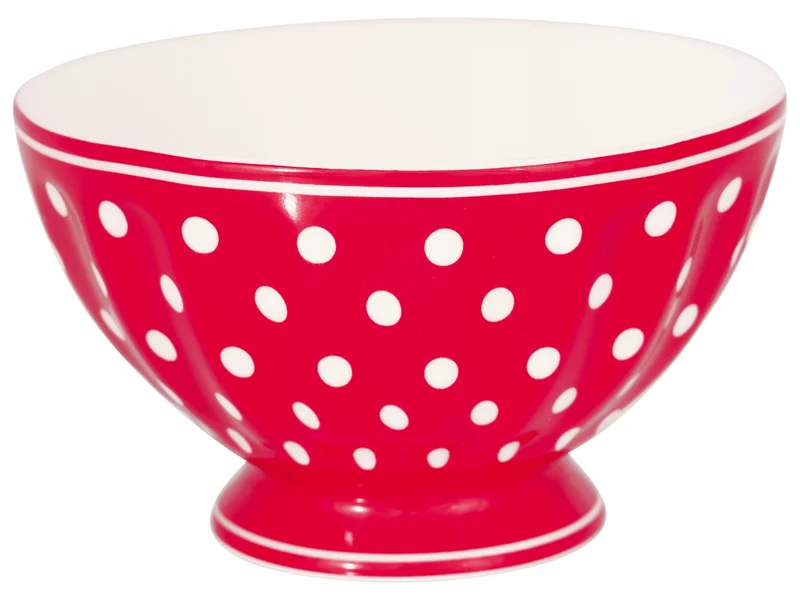 Greengate Dotty French Bowl medium red 10cm