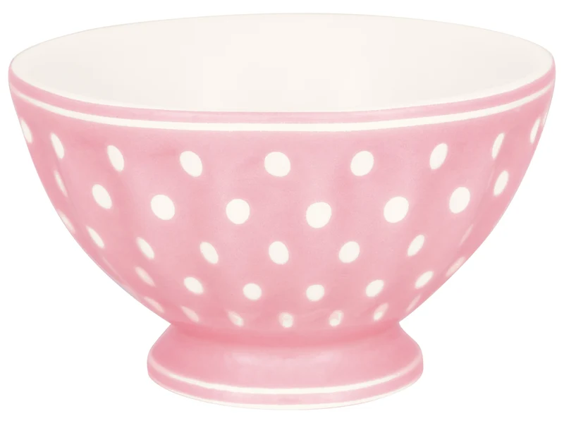 Greengate Dotty French Bowl medium pale pink 10cm