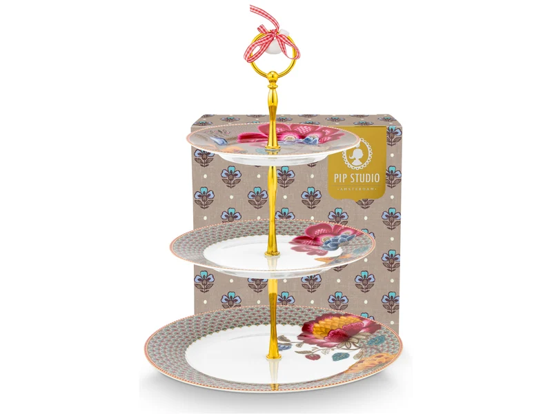 PIP STUDIO Blooming Tales Fantasy Khaki Etagere 3tlg
