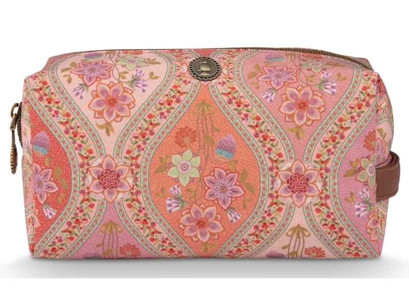PIP STUDIO Coco Ornamento Orange Kosmetiktasche medium 21,5x10x10,5cm