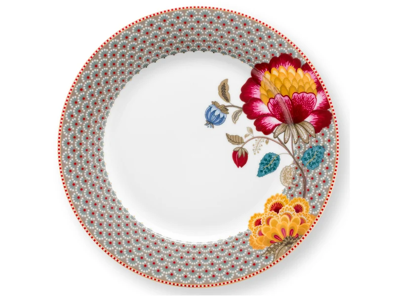 PIP STUDIO Blooming Tales Khaki Speiseteller 26,5cm