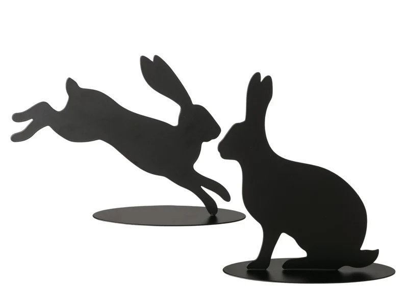 Boltze Blacky Figur Hase sortiert schwarz 18cm (1 Stück)
